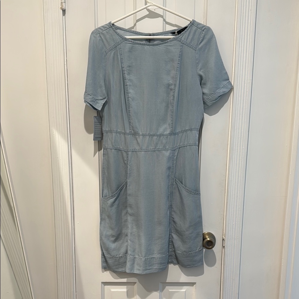 Velvet Heart - Chambray dress with pockets size S.